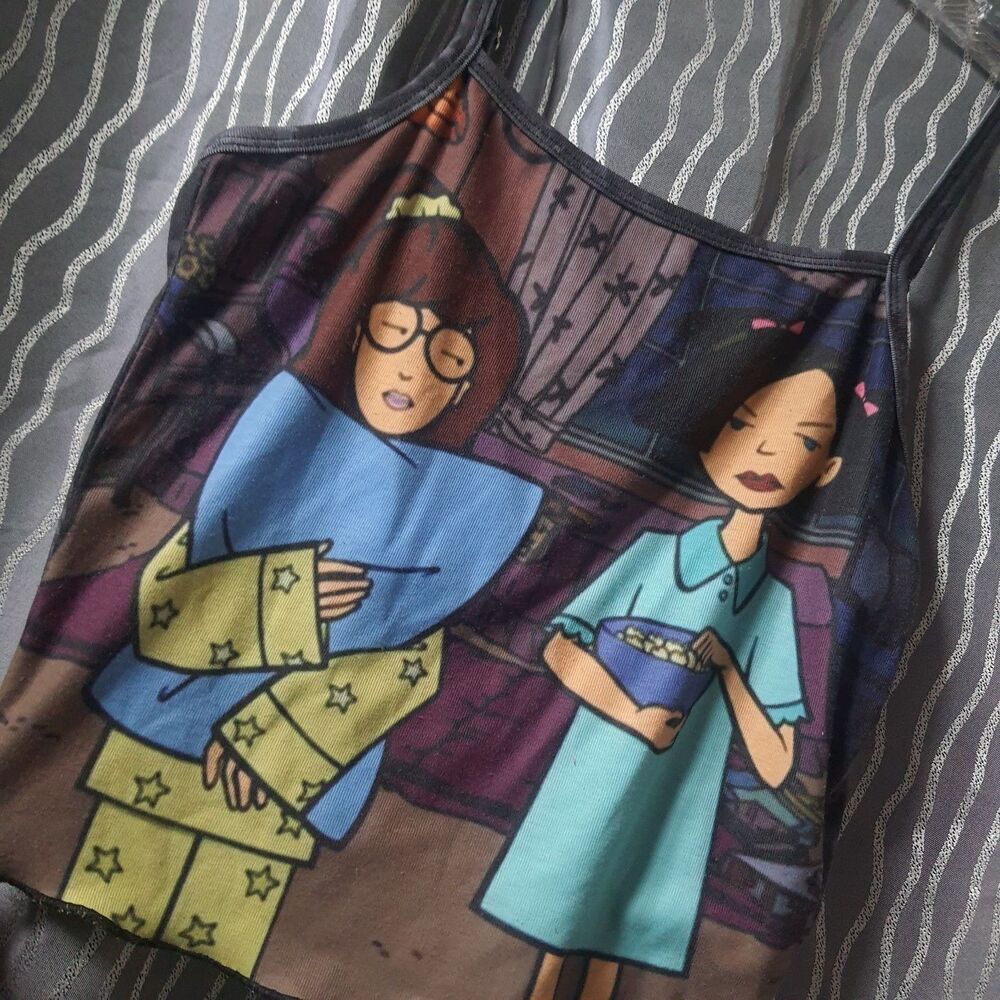 Dolls Kill X Daria Sick Sad World Spaghetti Strap Top Tank Top Small